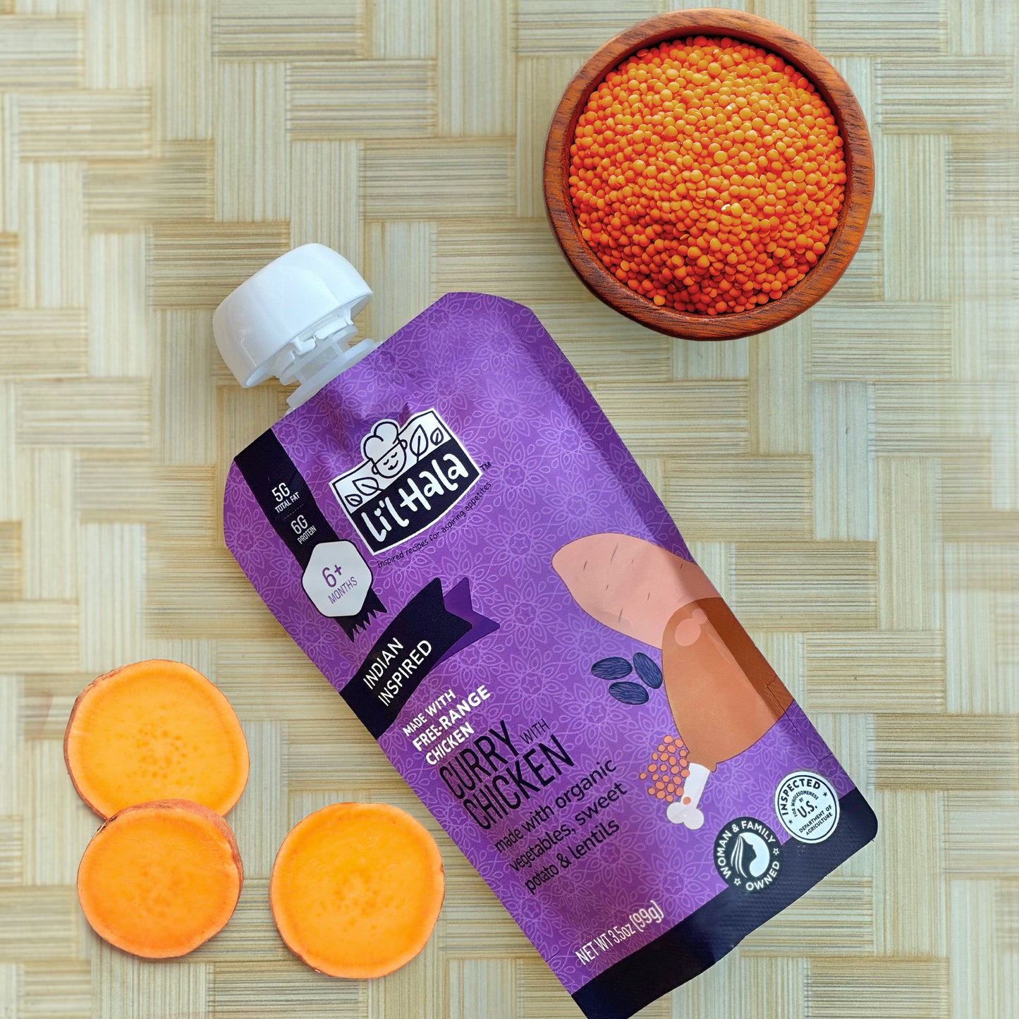 Free-Range Chicken Curry - 6 Count