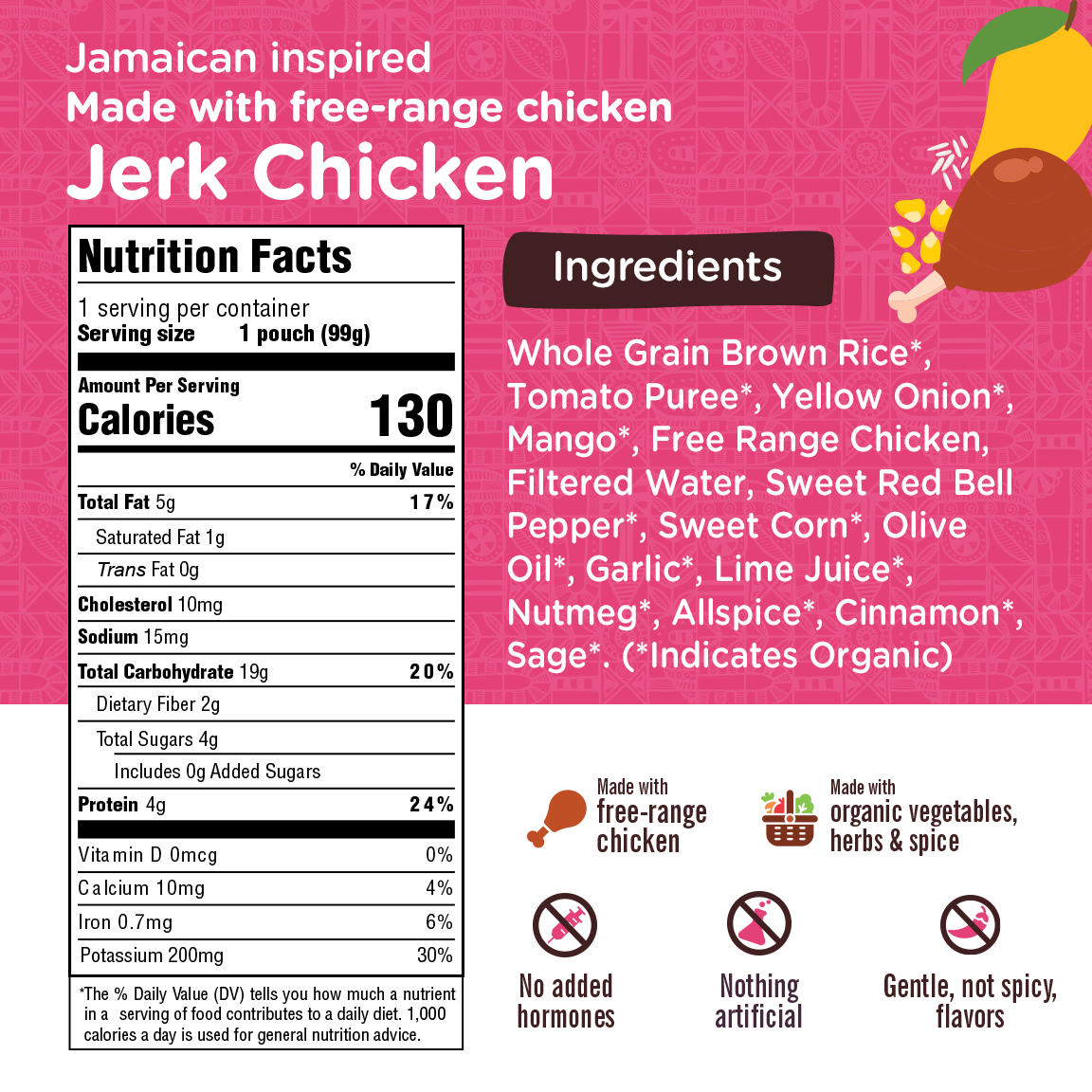 Free-Range Jerk Chicken - 6 Count