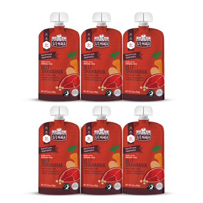 Grass-Fed Beef Shawarma - 6 Count