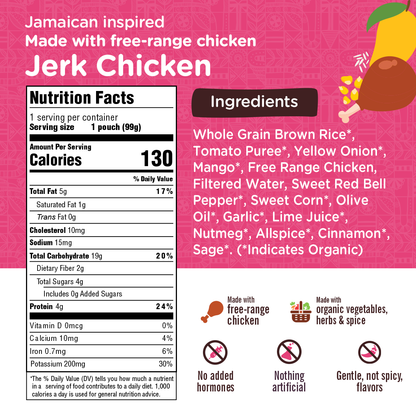 Free-Range Jerk Chicken - 6 Count